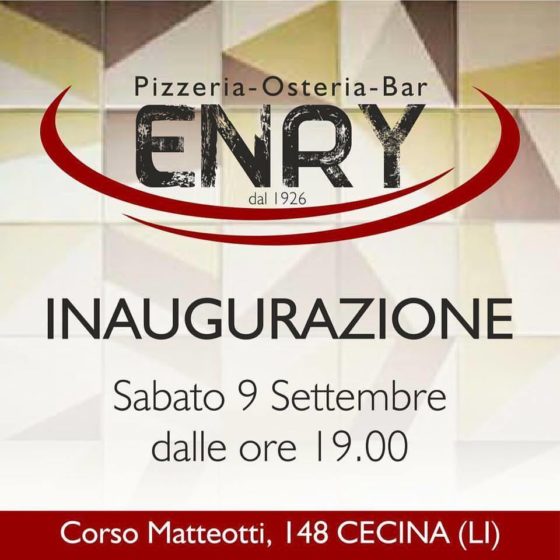 Inaugurazione Enry